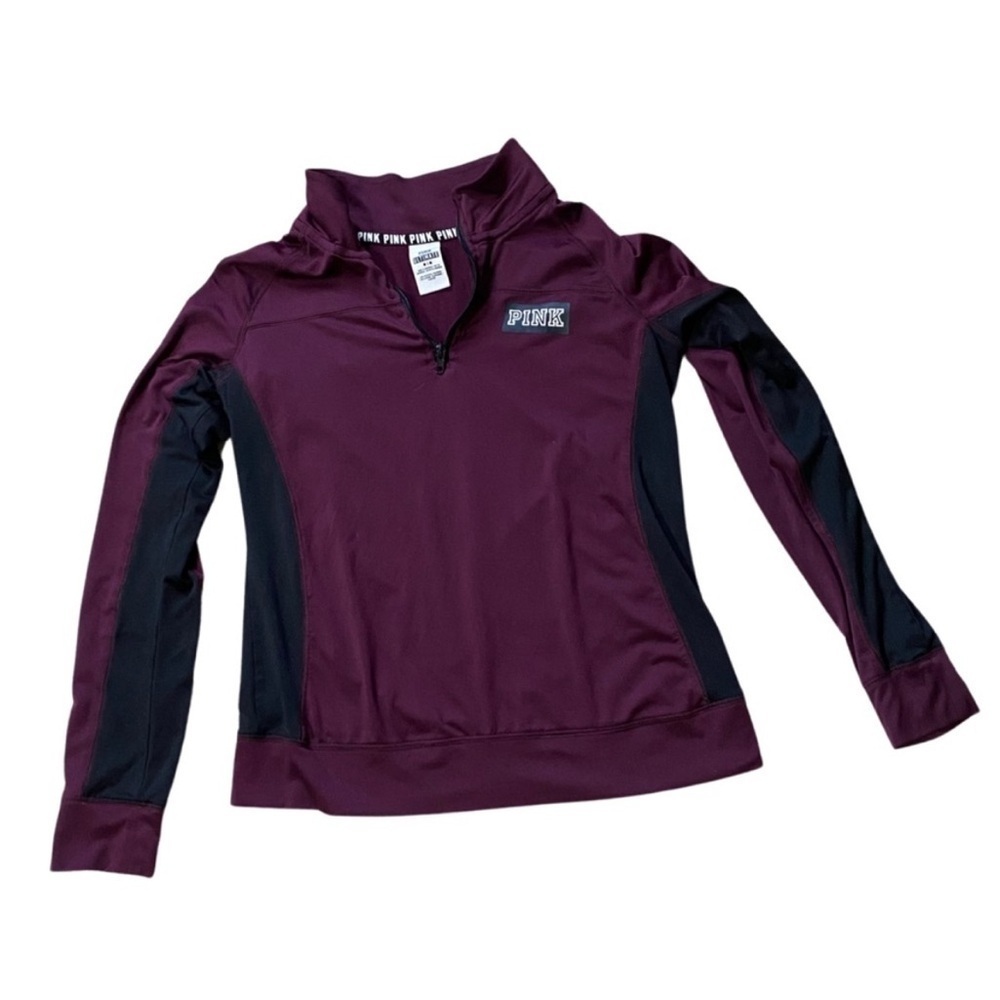 Victoria’s Secret PINK Ultimate 1:4 Zip Up Pullover Sz M EUC